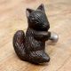 Antique Squirrel Iron Dresser Knob